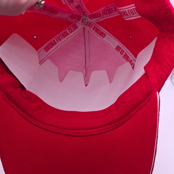 Girona Futbol Club Hat | Red Baseball Cap | Spanish Soccer Team Gear - Picture 3 of 6